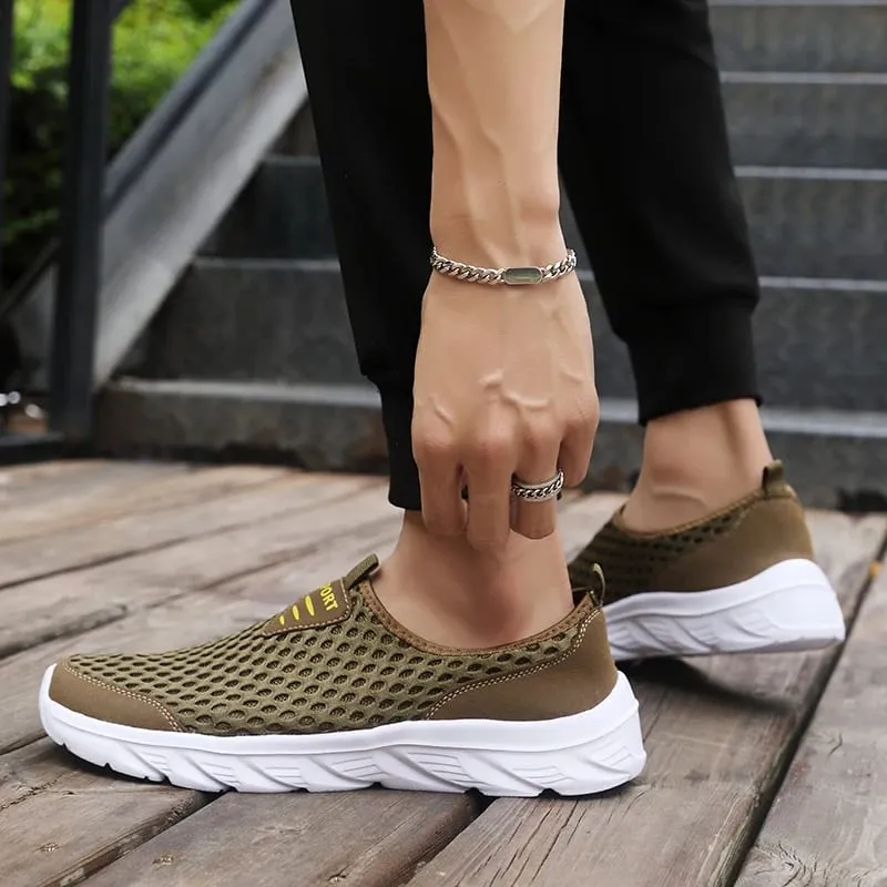 New 2026 Men Running Shoes Breathable Outdoor Sports Shoes Lightweight Sneakers for Man Comfortable Athletic Training Footwear