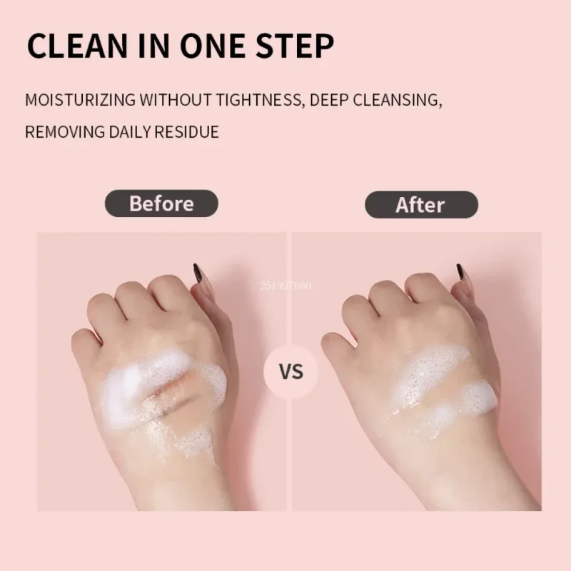 60ml Refillable Leakproof Empty Foam Pump Bottles Eyelash Extension Shampoo Kit Lash Comb Tube Cleaning Brush EVA Storage Bags