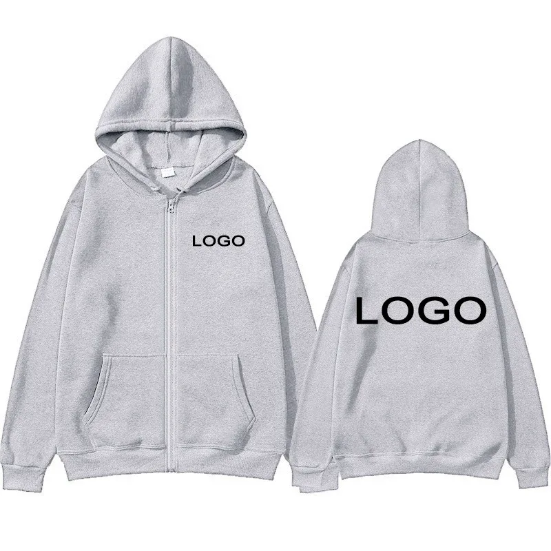 Nako - customize na Naka - print na Lalaki Babae Zipper Up Hoodie Maluwag na Kaswal na Damit Fashion Long Sleeve Hooded Pullover Personality Sweatshirt — image 3
