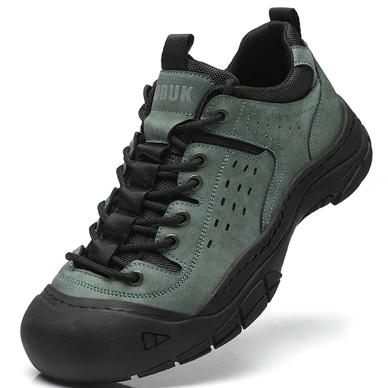 Men's Casual Large-Size Shoes Comfortable Sneakers for All Seasons Lace-Up Men's Shoes Non-Slip and Wear-Resistant Hiking Boots Trekking Boots Breathable Uppers Suitable for Daily Wear Outdoor Travel Mountaineering Hiking Wear-Resistant and