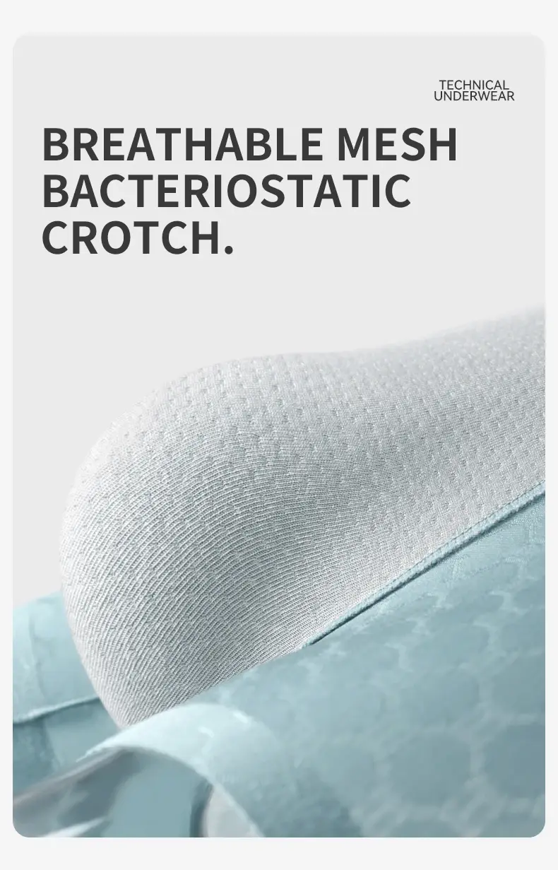 MiiOW 3 pièces sans couture glace soie hommes caleçon boxeur été respirant maille hommes culottes antibactérien homme caleçons boxeurs slips
