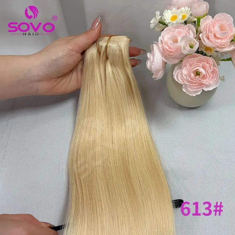 110G Tape PU Clip In Hair Premium Remy Clip In Human Hair Extensions 7pcs Clip-on Hair 14"-24" Balayage Ombre Mocha Brown Black
