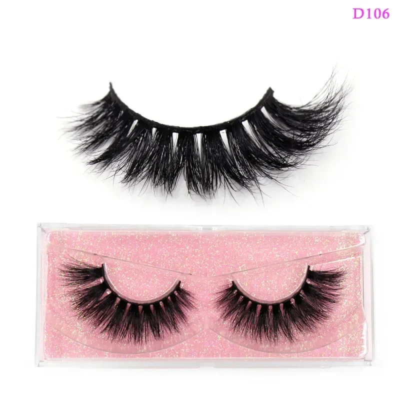 3D Mink Lashes Soft Hair False Eyelashes Fluffy Volume Wispy Fake Eyelashes Extension Makeup