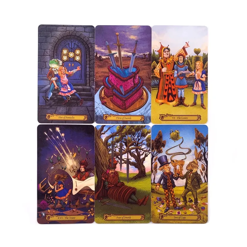 Tarot In Wonderland Card Oracle Card Entertainment Party Board Game And A Variety Of Tarot Options