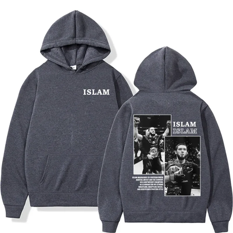 Dagestan Russian Islam Makhachev Cover Hoodie Men's Fashion Violence Aesthetic Sweatshirt Casual High Quality Hoodies Streetwear