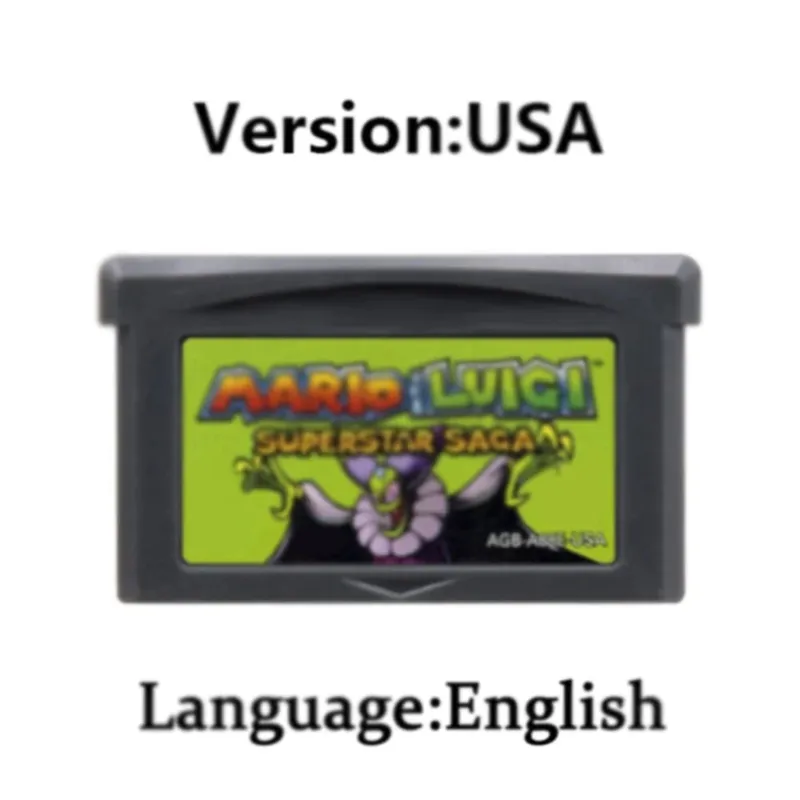 Wari0 32 Bit GBA Game Cartridge Kart Game Card Series EUR USA Version Video Game Card For GBA Portable Game Console