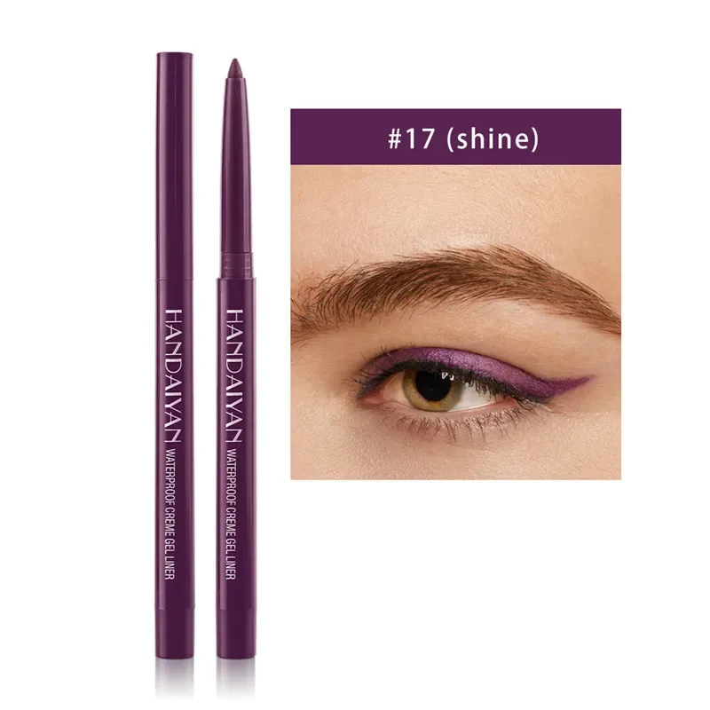 20 Colors Matte Eyeliner Waterproof Long Lasting Gel Liner Easy To Use Rotatable Eyeliner Colorful Eye Liner Eyes Makeup Tools