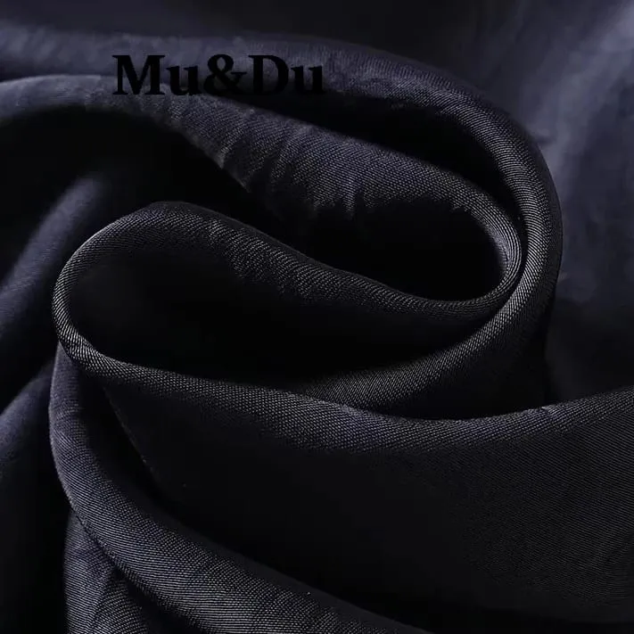 Gaun Panjang Leher Bulat Tanpa Belakang Elegan Fesyen Wanita Gaya Minimalis Berbalut Skirt Tanpa Lengan Gentian Poliester Ulang-alik Bandar