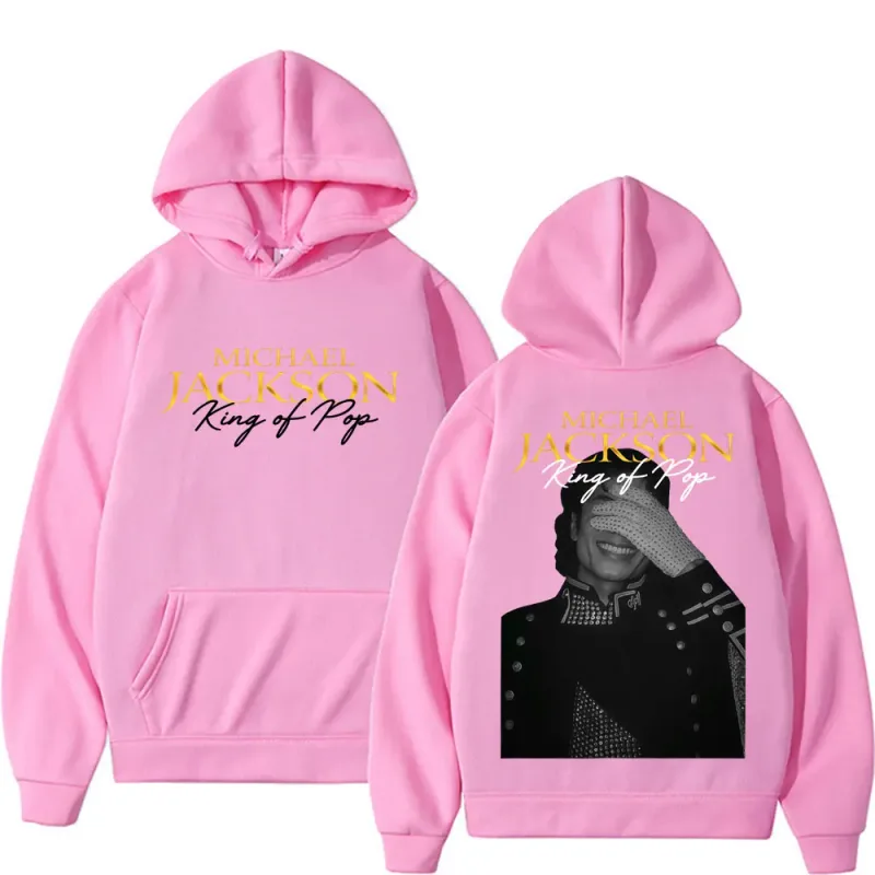 Michael Jackson King of Pop Hip Hop Style Hoodies Men Women Harajuku Streetwear Vintage Sweatshirt High Quality Fleece Pullovers
