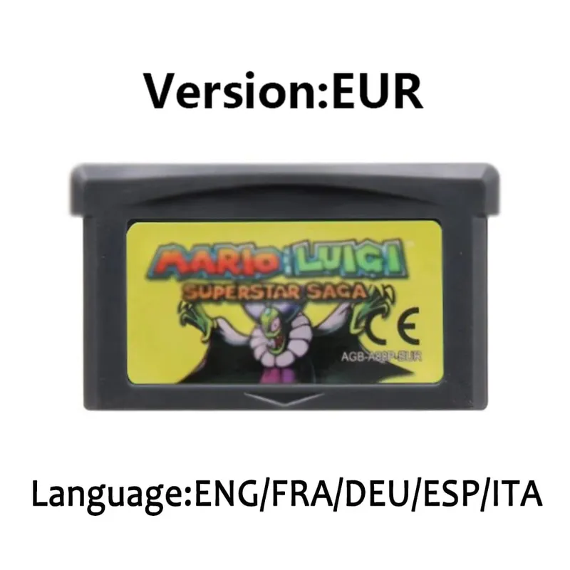 Wari0 32 Bit GBA Game Cartridge Kart Game Card Series EUR USA Version Video Game Card For GBA Portable Game Console