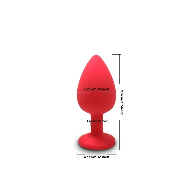 3 Sizes Soft Silicone Anal Plug Mini Butt Plug Erotic Sex Toys for Men Women Gay Couples Adult Anal Prostate Stimulator Dildo