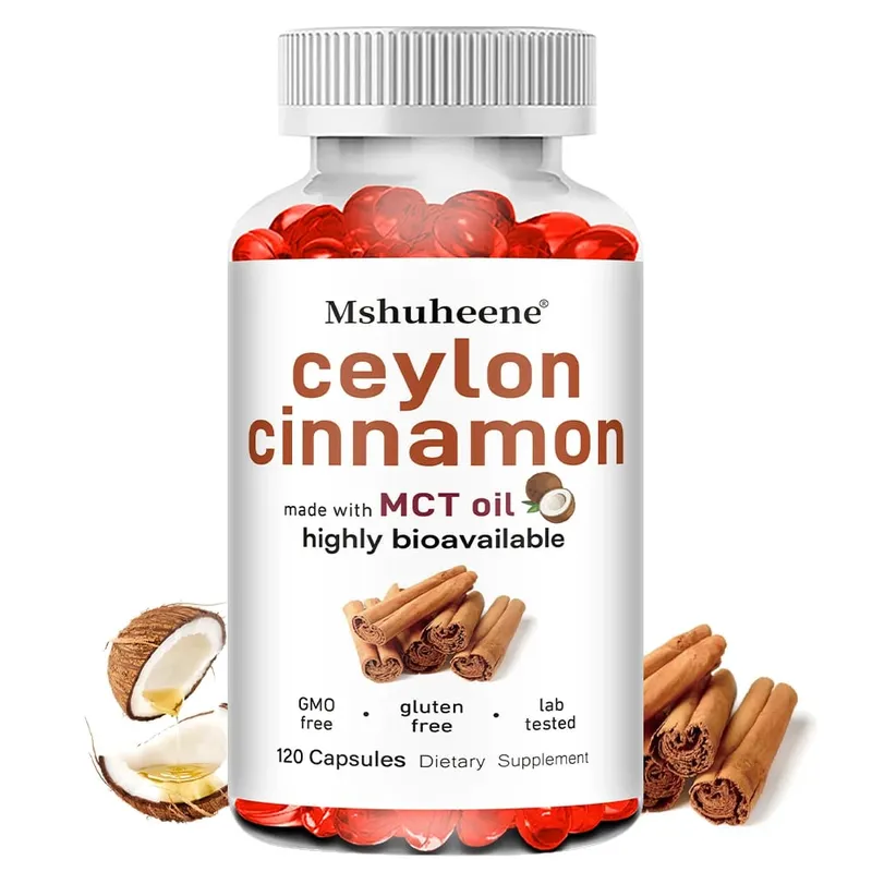Organic Ceylon Cinnamon Capsules 600mg High Potency Supports Antioxidant Immune Energy Heart Joint Bone & Digestive Health