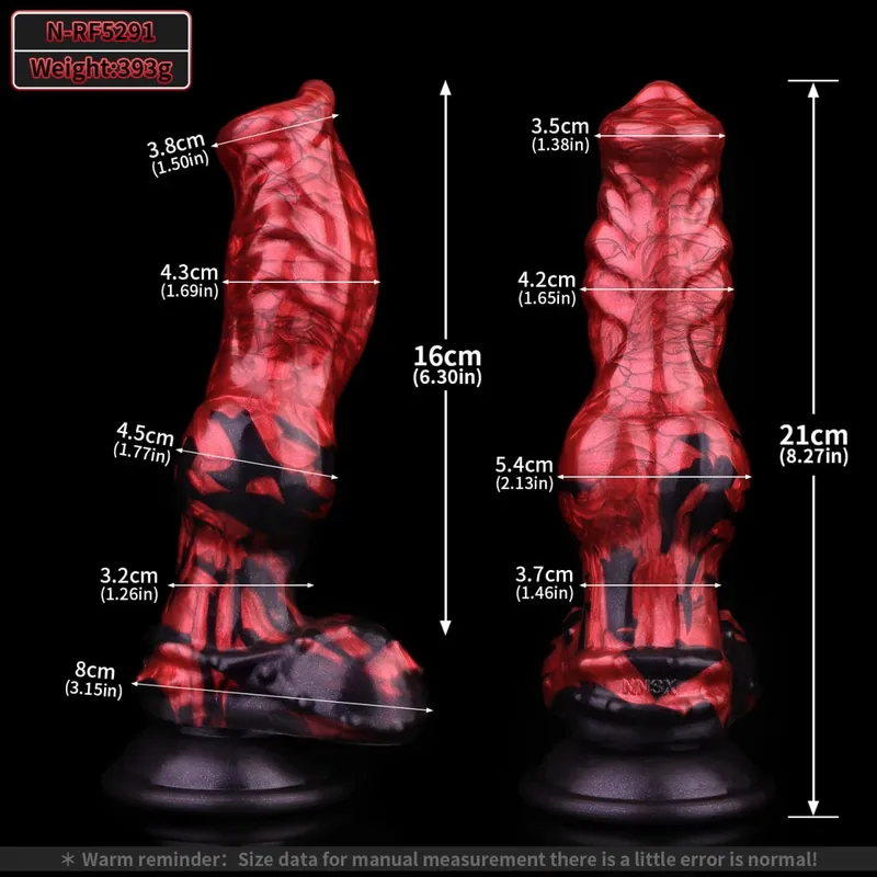 Silicone Horse Dildo Long Penis Anal Plug Huge Knot G-spot Vaginal Stimulator with Suction Cup Adult Sex toy for Women Men