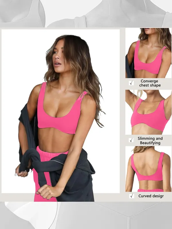 Naked double-sided brushed yoga clothes tight fitting sports underwear women's training running quick drying fitness yoga b