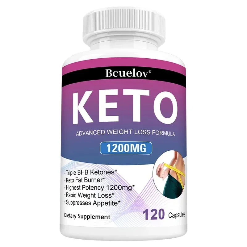 Keto Supplement 120 Capsules Supports Keto Diet for Men and Women Weight Management Energy Support Appetite Control