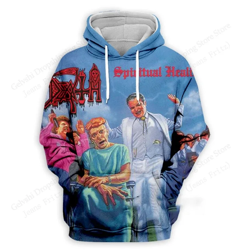 Death Band Album 2027 3d Print Hoodie Men Women Fashion Rock Hoodie Sweatshirt Outwear Coat Men Hoodie Winter Clothes Sportwear