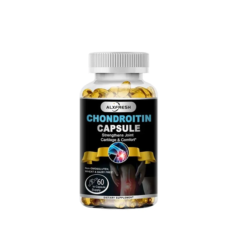 Alxfresh Glucosamine Chondroitin dengan MSM Kunyit Vitamin D untuk Suplemen Pendukung Sistem Kekebalan Kalsium Penyerapan Tulang