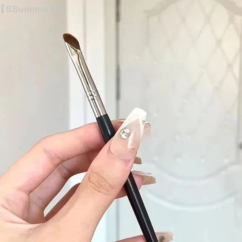 【SSummer10】Brow Contour Makeup Brushes Eyebrow Eyeliner Brush Professional Super Thin Angled Liner Eye Brush Make Up Tools【SS】