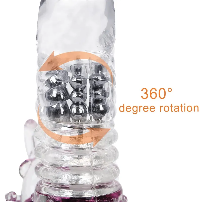 Automatic Stretch Rotate Vibrators For Women Clitoris Stimulator Vaginal Anal Plug Fake Dildos Female Masturbator Sex Toys Adult — image 6