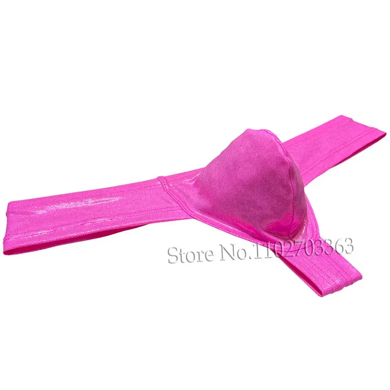 Cheeky Bikini Brief Men's Underwear Thong Contour Pouch Tangas Male Lingerie Bikini Briefs Beach Micro Underpants Soft Wet Look
