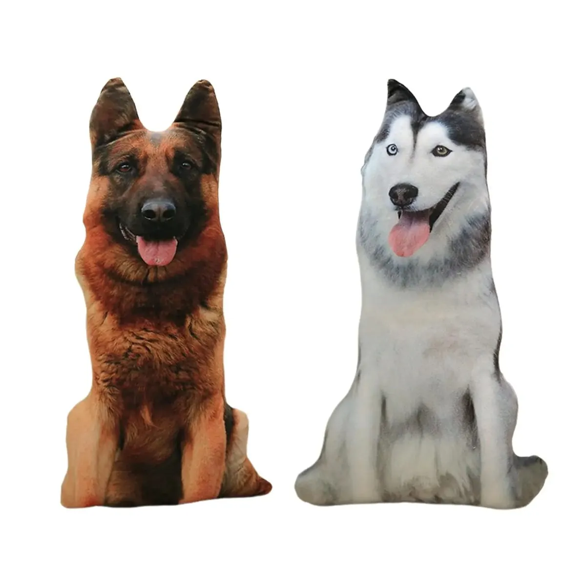 3D Dog Throw Pillow Animal Throw Cushion Pillow for Sofa Bed Office