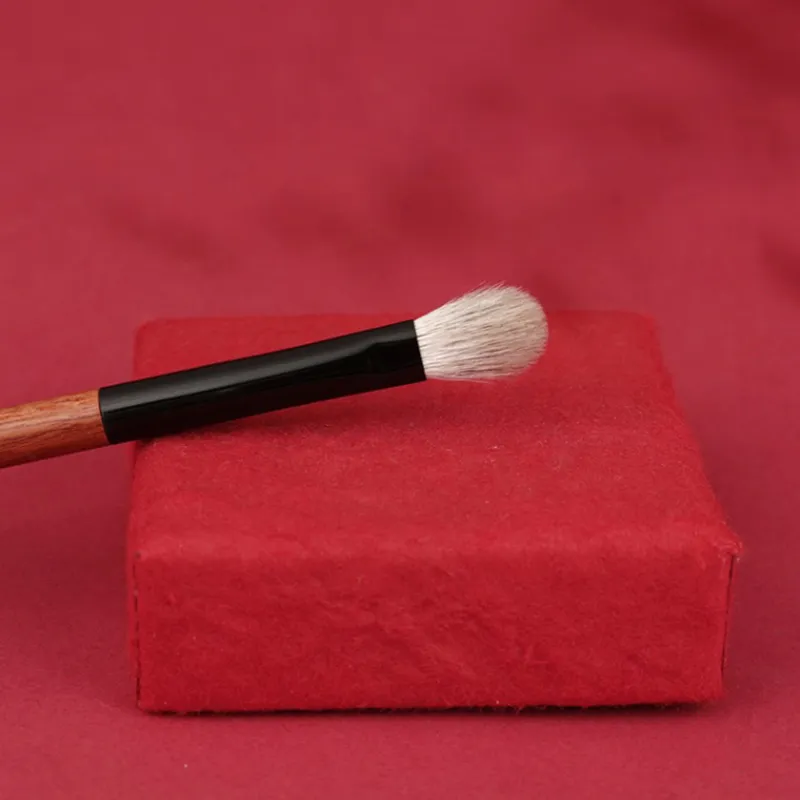 Saikoho Goat Snow Fox Hair Large Eye Shadow Brush 612 QINZHI Professional Handmade Make Up Brush Rosewood Handle Makeup Brushes
