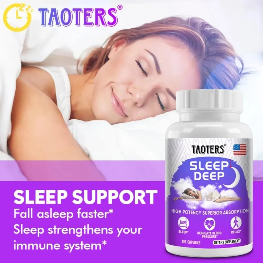 Melatonin + L-theanine Magnesium and More To Enhance Circadian Rhythm Nervous System and Promote Sleep Health