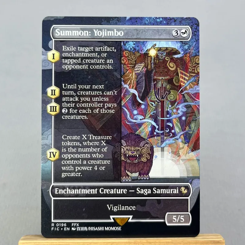FIN FCA FIC HOLO14-Ⅰ02 Tcg Proxy Cards Vivi Ornitier Summon Bahamut Rhystic Study Y'shtola Night's Blessed