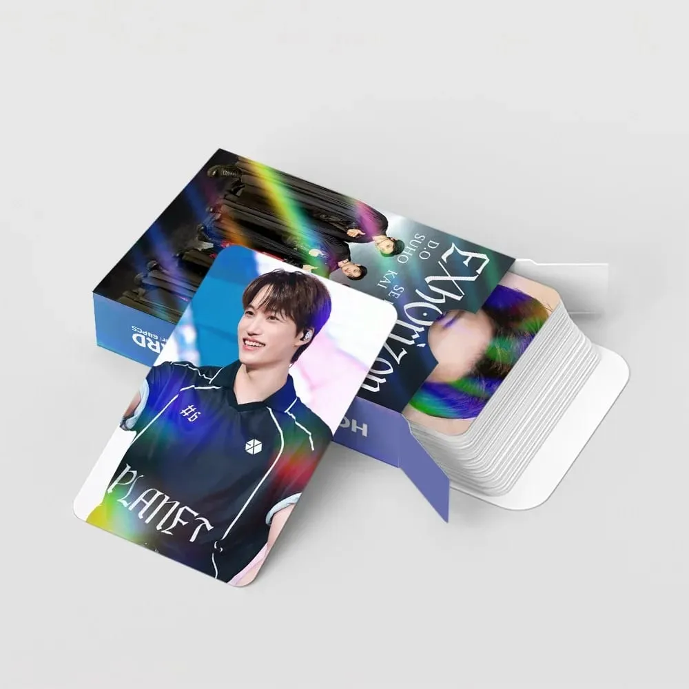 124/92Pcs EXHORIZON Photocards Stickers Album 2026 Boy Band Decorative HD Printd Collection card Merch Lomo Card Set Fans Gifts