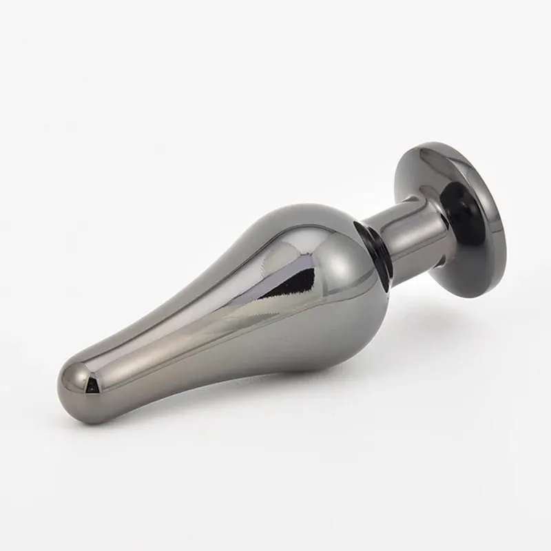 Gun Farbe Edelstahl Anal Plug Dildo Sex Spielzeug Produkte 3 Größen Butt Plug Für Frauen Sex Erwachsene Spiel Prostata massager — image 6