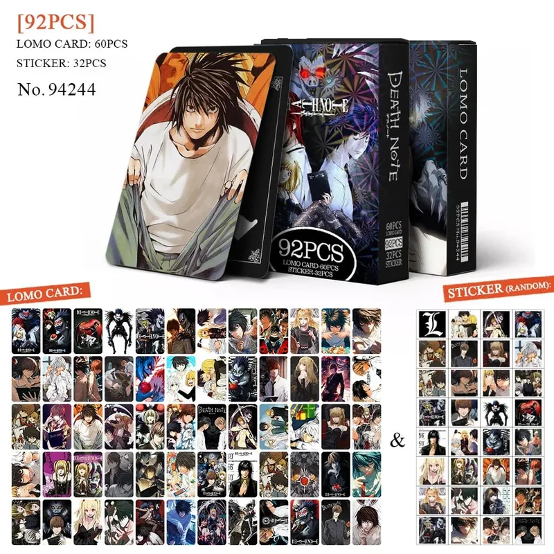 Anime Aanval op Titan‌ Lomo Kaart Ansichtkaart Speelgoed Haikyuu Apotheker Dagboeken Honkai Star Rail Collectie Kaarten Met Stickers Gift