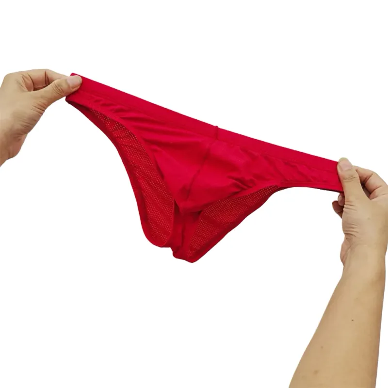 Bulge Pouch Underwear For Men Briefs Sexy Men's Briefs 2XL Low Waist Underwear Classic Style Underwear For Everyday Wear