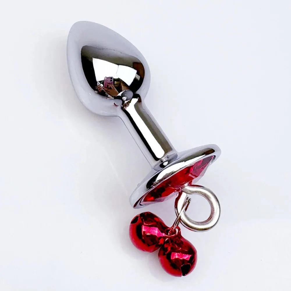 1Pcs Metal Bells Anal Plug Three Sizes Anal Plug Butt Plug G-Point Massage Anal Exercise Masturbation Outdoor Dildos Sex Toys