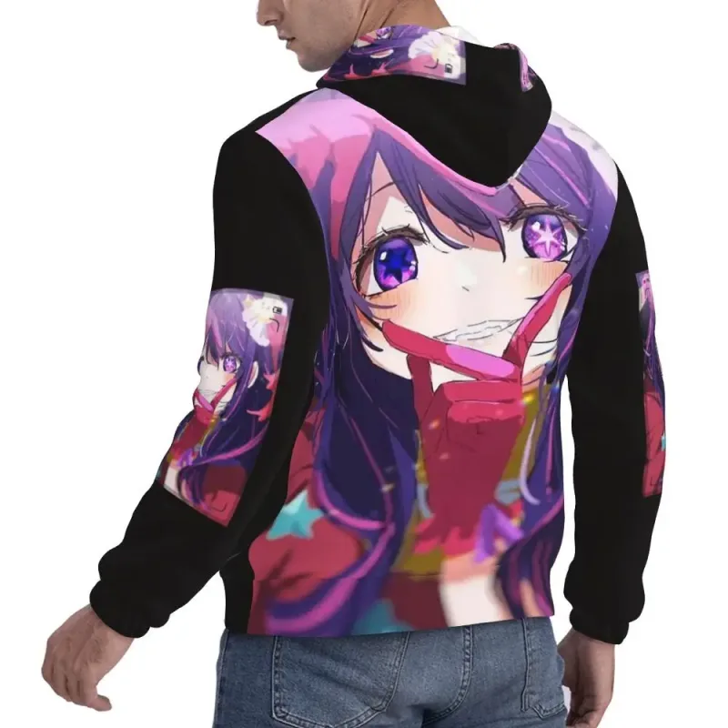 Oshi No Ko Anime Kawaii Hoodies Hip Hop Pullover Autumn Winter Men Women Sweatshirts Long Sleeve Tops