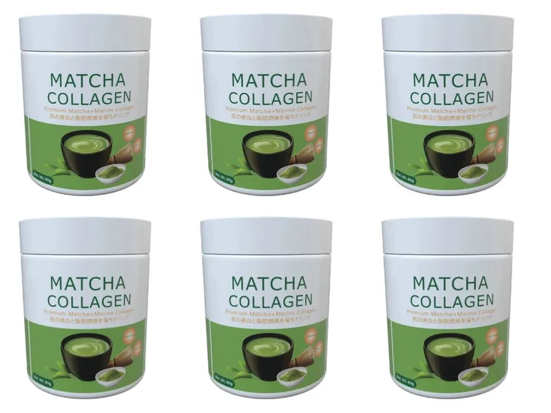 Matcha Collagen Powder Premium Matcha Marine Collagen L-Glutathione For Skin Hair & Joint Wellness Support Formula Adult 90g