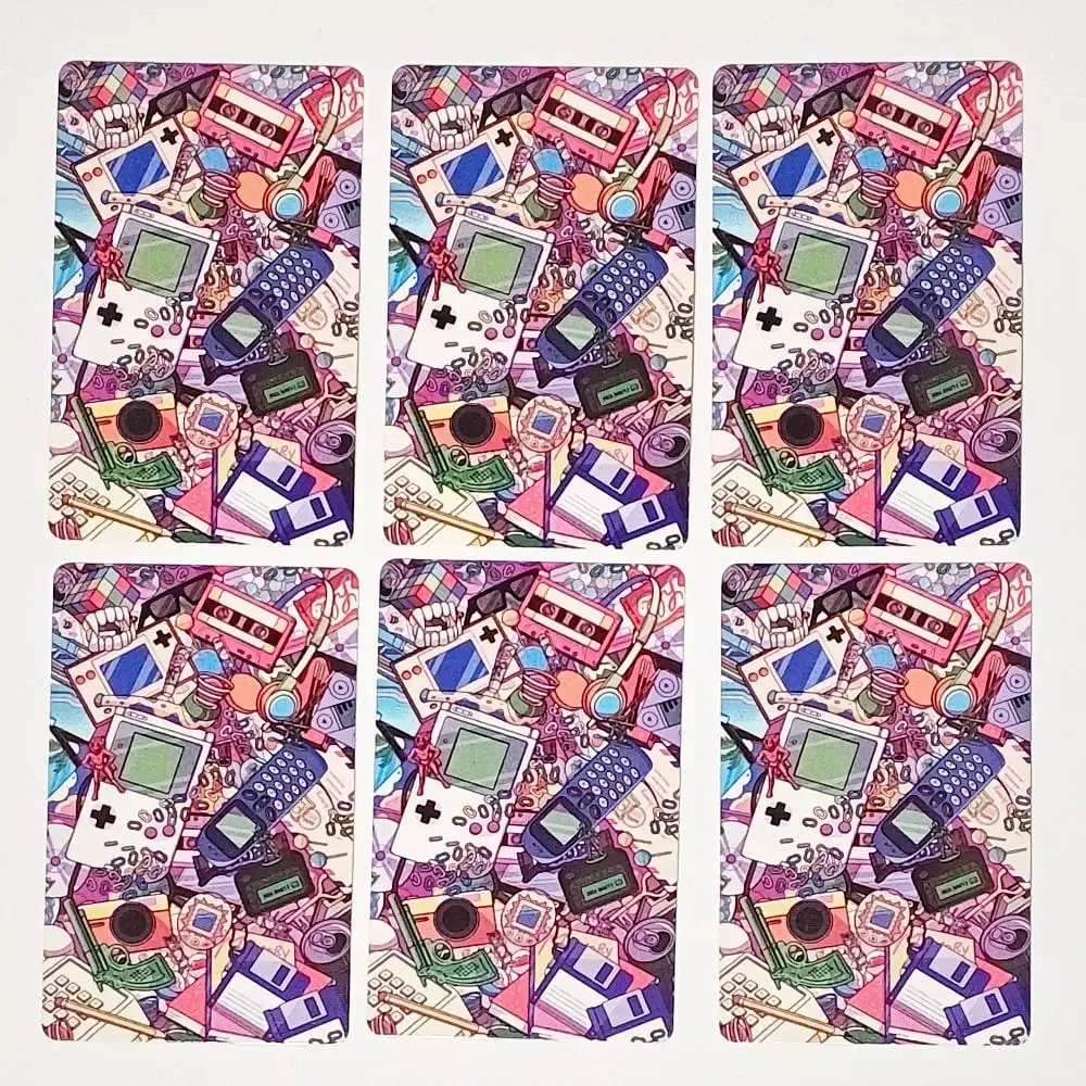 Back To The 80's Lenormand Deck 9*6cm Printed on 350GSM Double-embossed Cardstock 36 Pcs Lenormand Cards + 2 Special Cards
