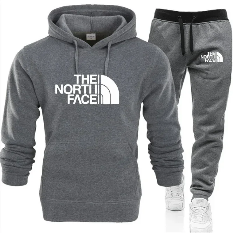 Men's Winter Hoodie and Sweatpants Set Casual Jogging Tracksuit Premium Quality Versatile Outdoor Activewear