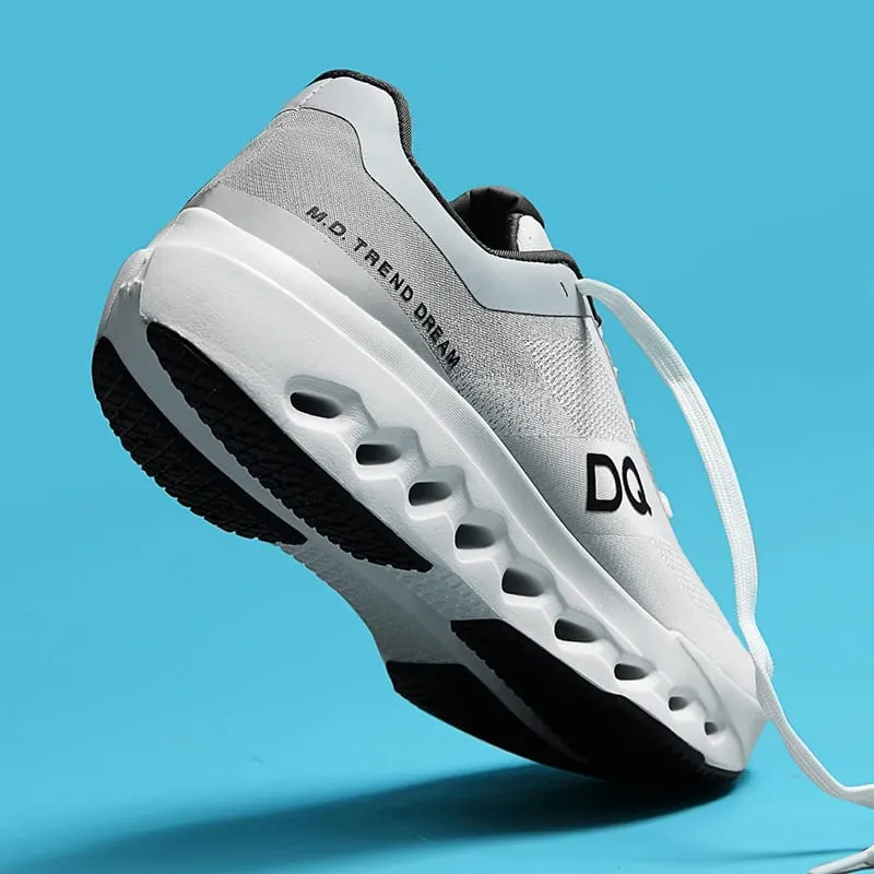 Men Sports Running Shoes Marathon Air Cushion Breathable Lightweight Comfortable Women Outdoor Athletic Sneakers Jogging Tenis