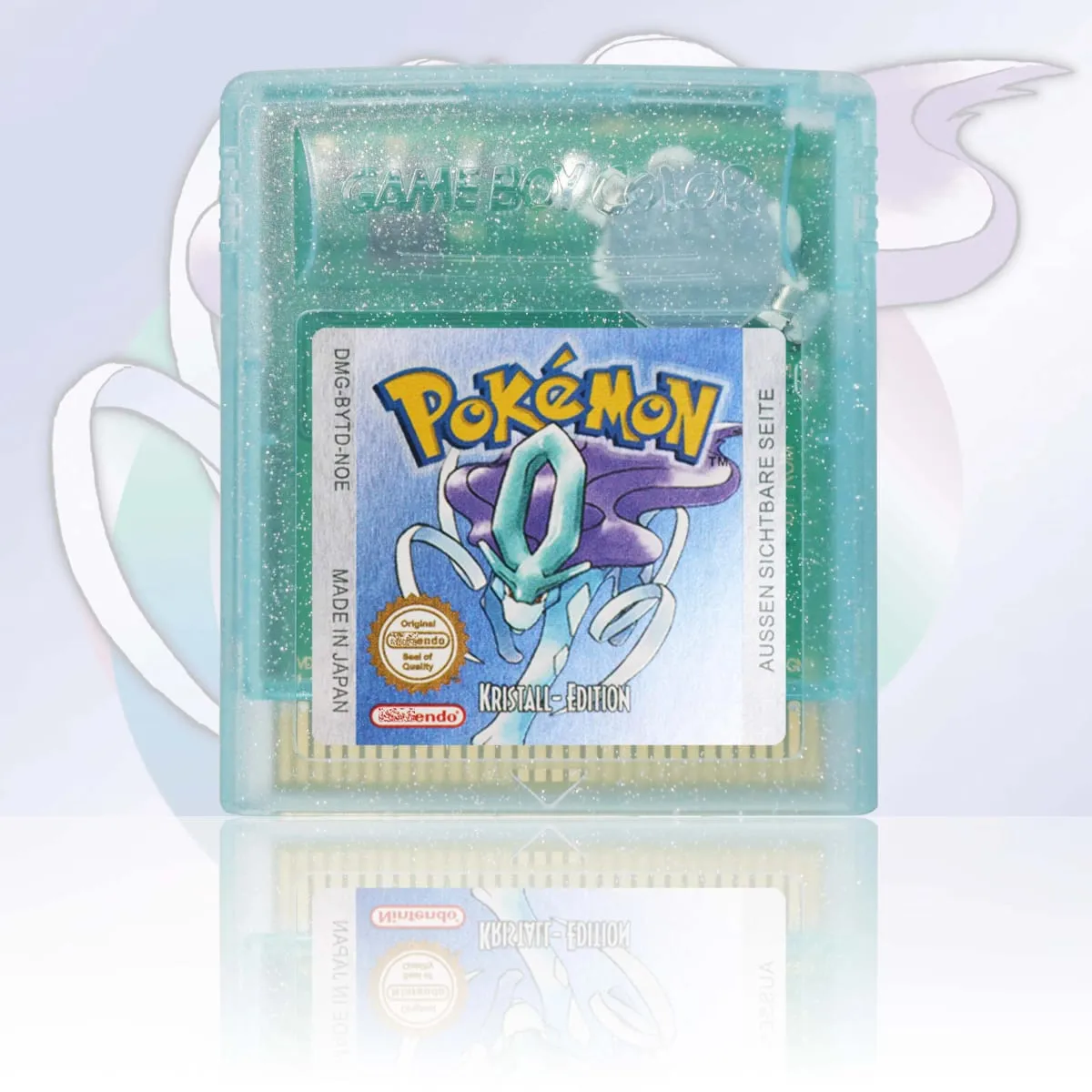GBC/GBA NOE Version Pokemon Kristall/Smaragd/Feuerrote/Blattgrune/Rubin Game Cartridge Video Game Card High Quality With Battery