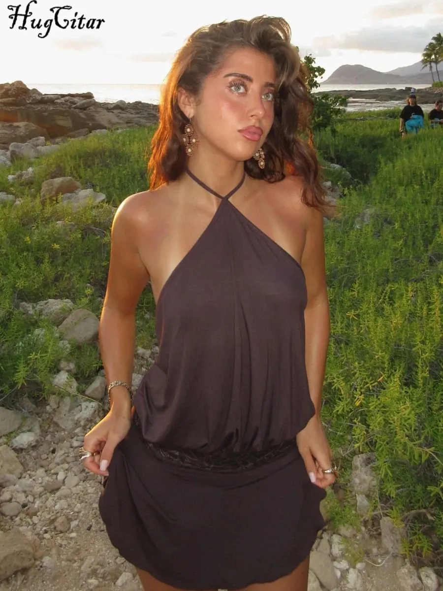 Σέξι μίνι φόρεμα 2025 Καλοκαιρινά ρούχα Vacation Party Club