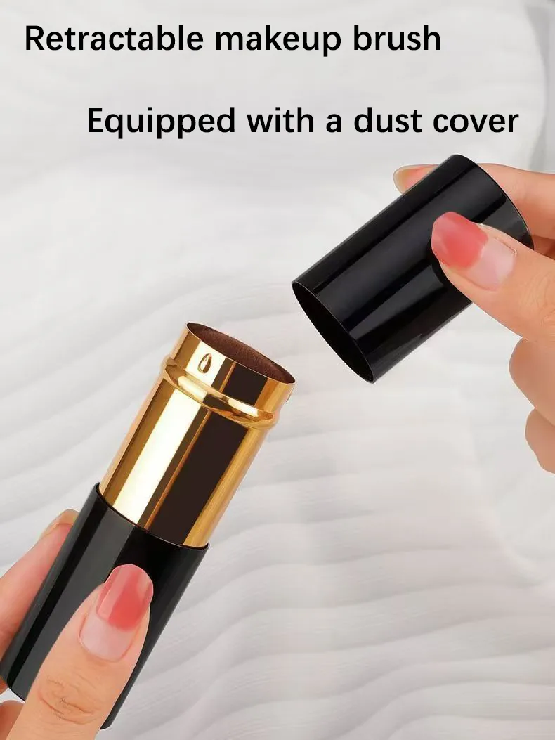 Travel Portable Makeup Brush Set with Storage Bag Blush Foundation Brush Cosmetic Brushes for On-the-Go Beauty Essentials