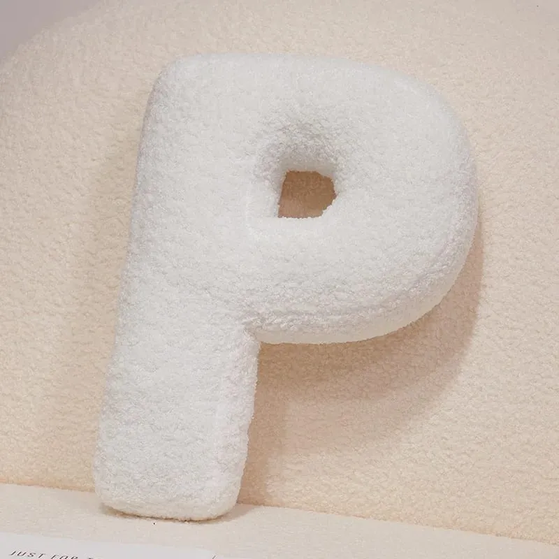 Hot Wholesale Cozy English Letters Pillow Sofa Cushion Living Room Decor 26 Letter Stuffed Doll Toy Kids Teaching Words Game Kid
