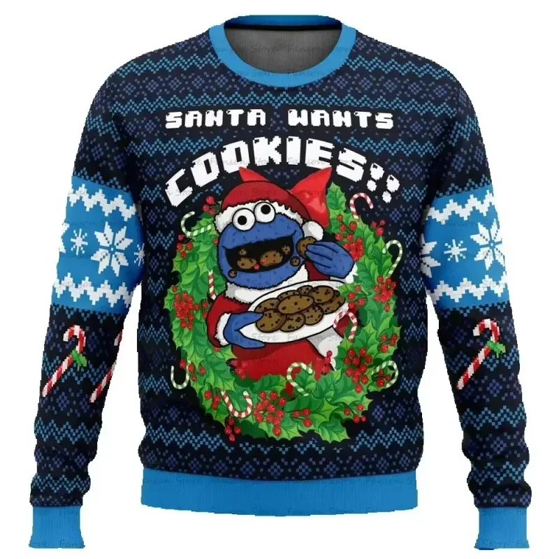 Captain Picard Star Trek Ugly Christmas Sweater Cartoon Anime Women Men Pullover Tops 2026 New Fashion Couple Hoodie Sweatshirt