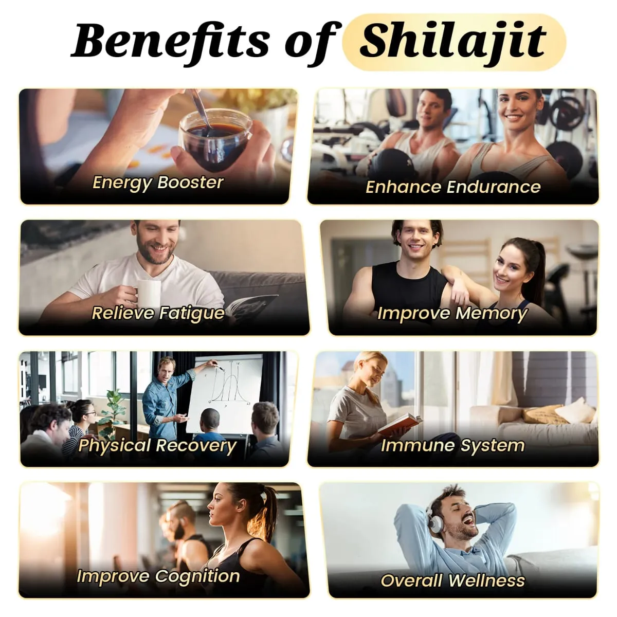 Shilajit Resin Original Dietary Supplement with Fulvic Acid and 85+Trace Minerals