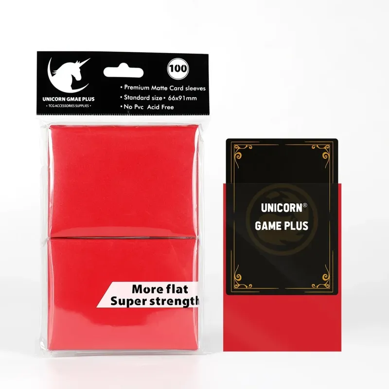 100pcs 2.5"x3.5" Premium Trading Card Sleeves 66x91mm Standard Sized Board Game Cards for MTG Magic Gathering Lorcana Game Card