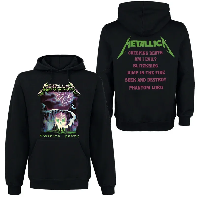 Band Rock Dark Wind Hoodie Men's Street Hip Hop Top Comfortable Hooded Sweater Fall_Winter Personality Men's Clothing