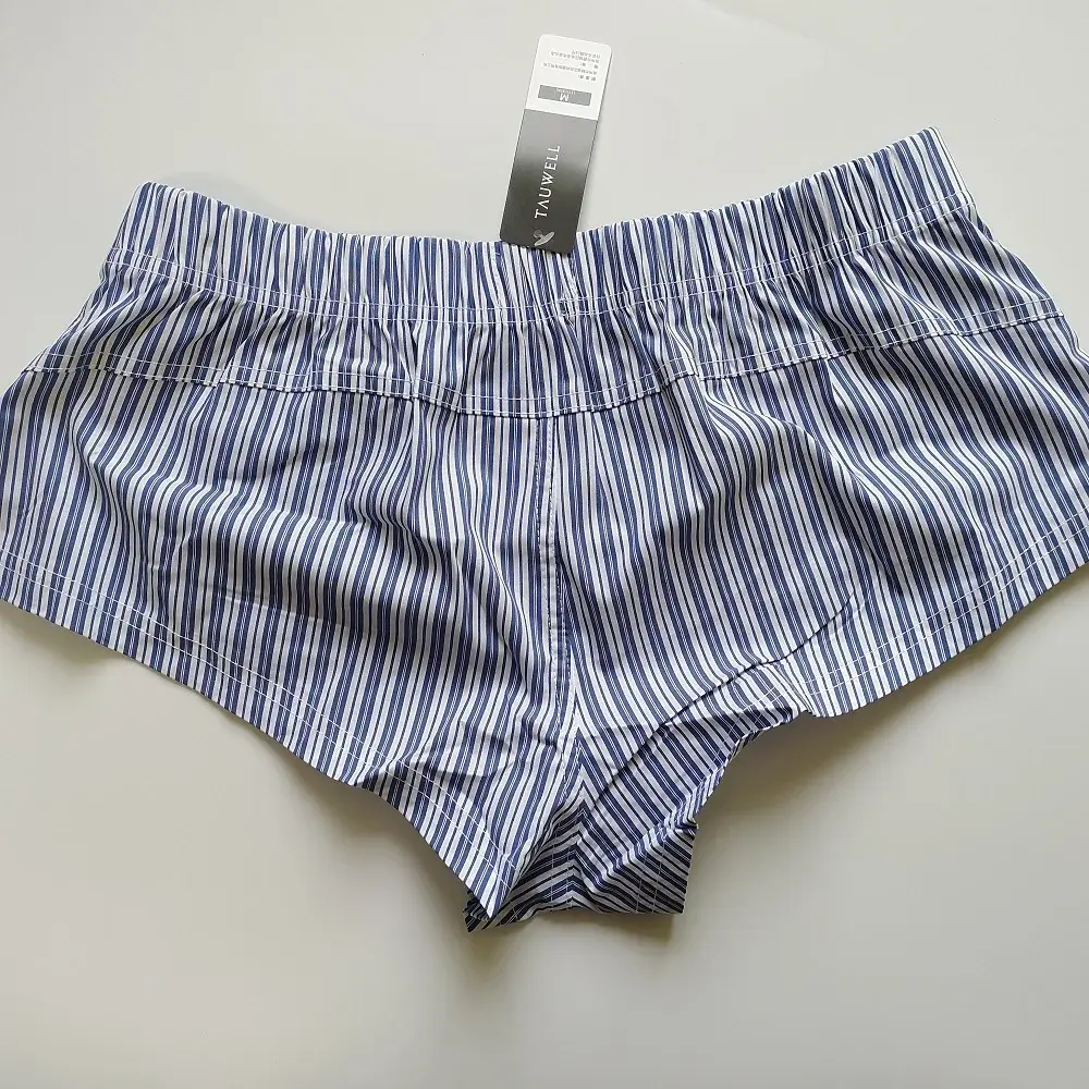 Classic Striped Trunks for Men Underwear Comfortable Breathable Cotton