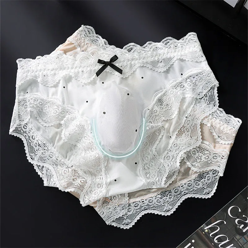 New Men's underwear ice silk sexys tøy men lingerie printing 3D convex bag lencerías muy hot high elasticity cuecas masculino — image 1