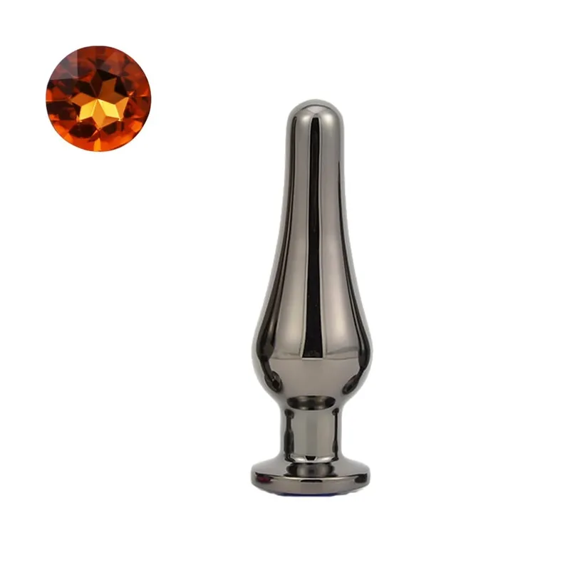 Gun Farbe Edelstahl Anal Plug Dildo Sex Spielzeug Produkte 3 Größen Butt Plug Für Frauen Sex Erwachsene Spiel Prostata massager — image 20