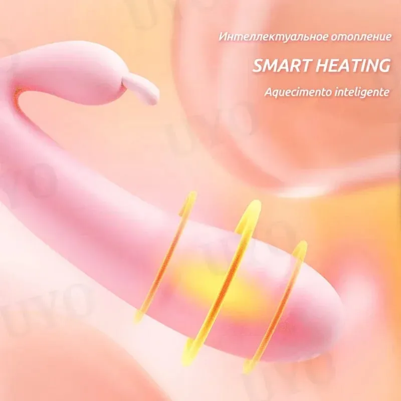 Kadın için vibratör seks oyuncak Silikon Tavşan Vibratör USB Şarj Edilebilir Su Geçirmez G-spot Uyarıcı Klitoral Stimülatör UYO